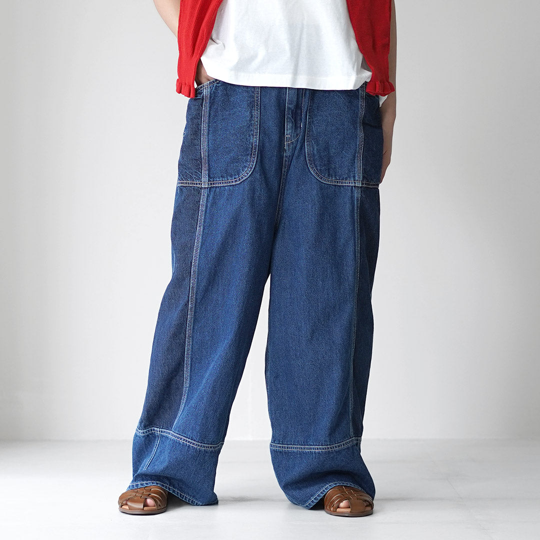 TUMUGU（ツムグ） キナリヘリンボンオックス 10ozデニム パンツ