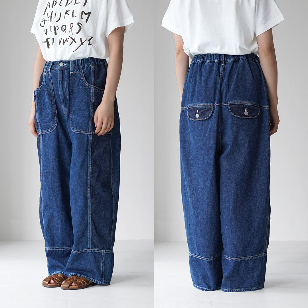 TUMUGU（ツムグ） キナリヘリンボンオックス 10ozデニム パンツ