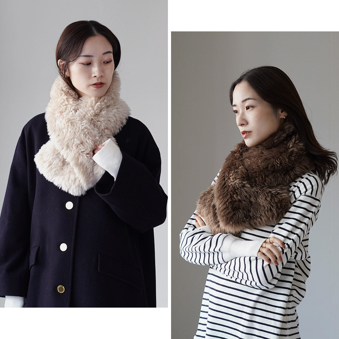 ATELIER BRUGGE（アトリエブルージュ） エコファー ストール