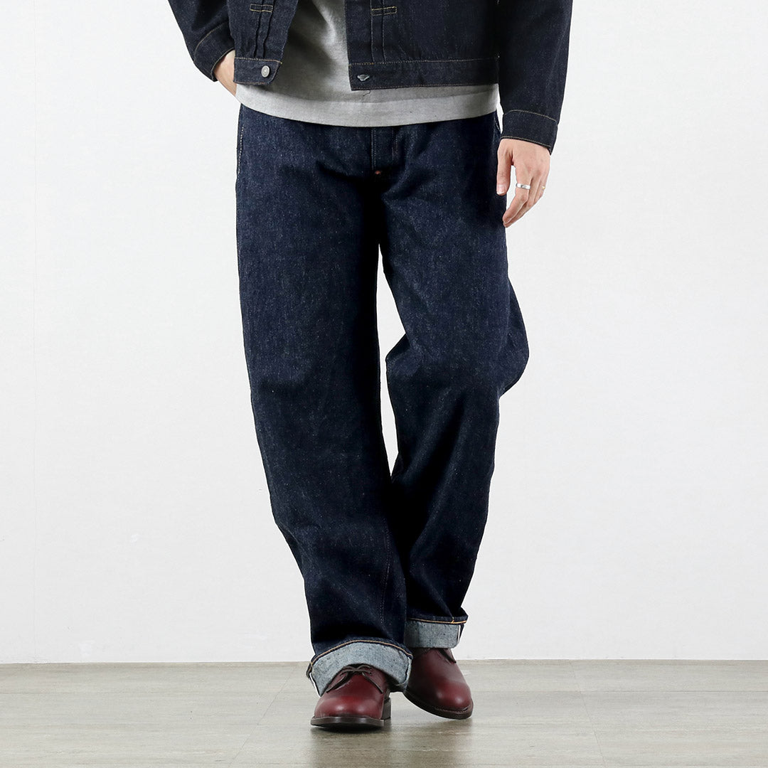 SUGAR CANE（シュガーケーン） 13ozデニム ウエストオーバーオールズ