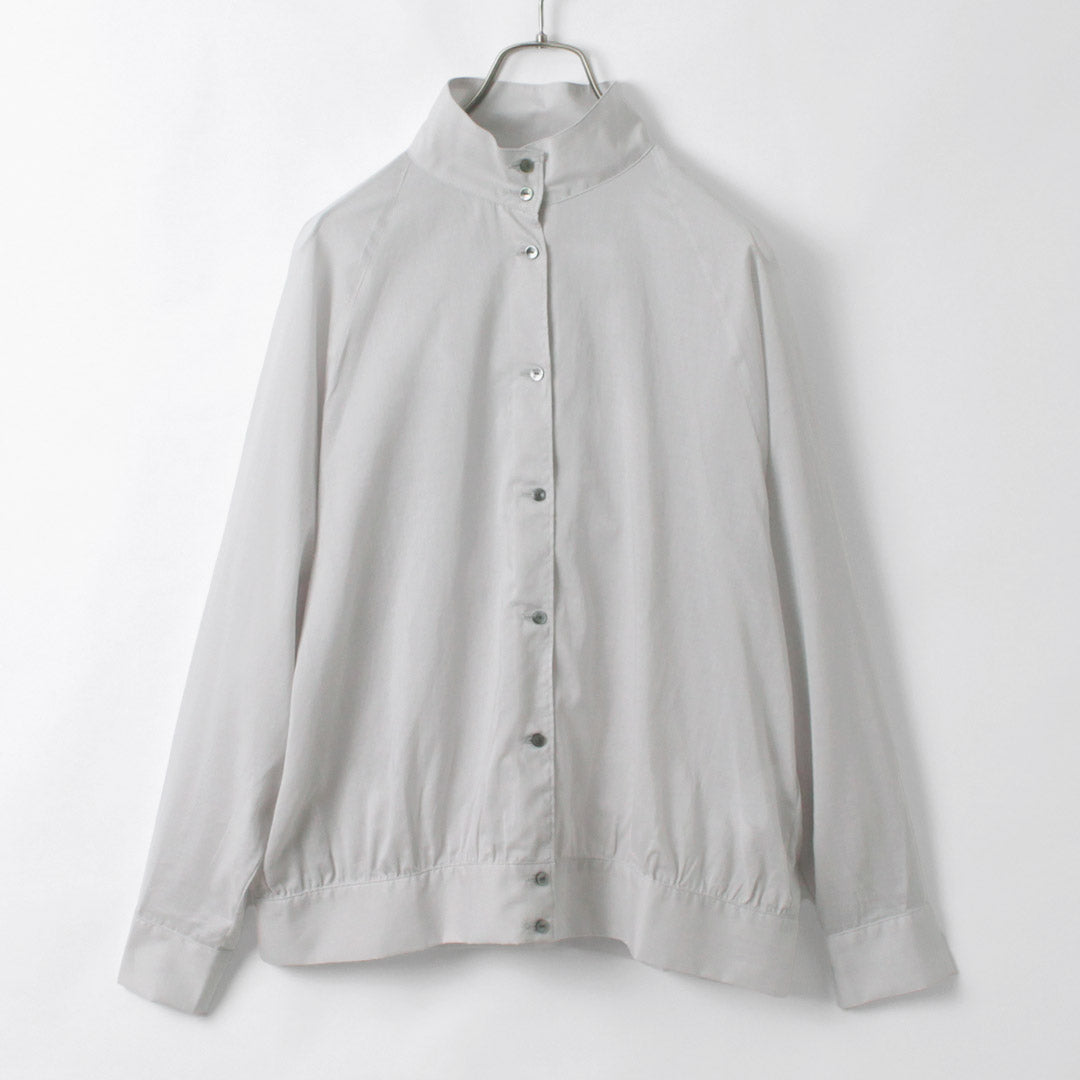 ★超 希少❗★コート ローブスコンフェクションズ 日本製 ツィード ウール T/W GABARDINE SOUTIEN COLLAR WAIST TIE AND WING LONG COAT(M