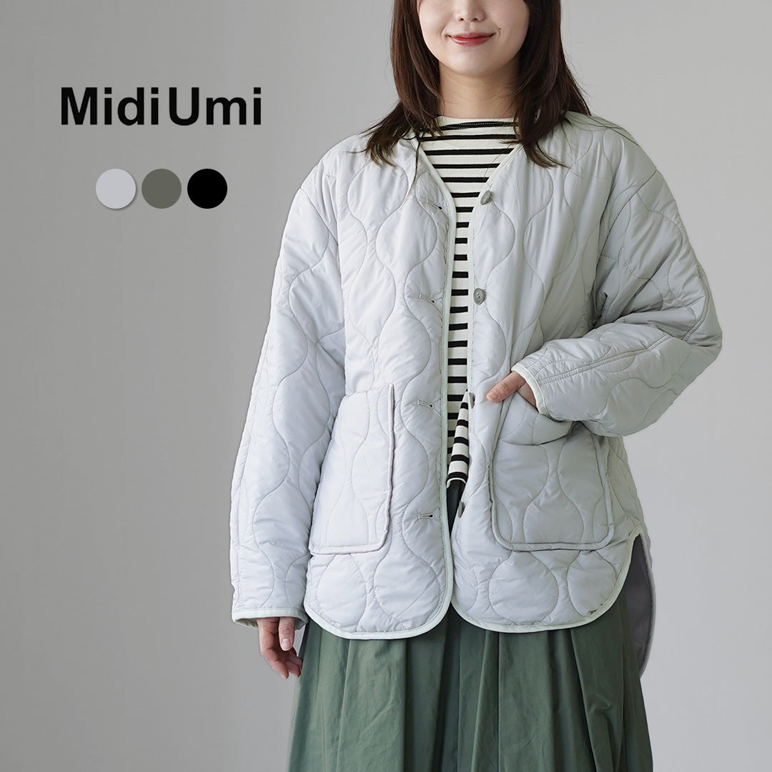 MIDIUMI（ミディウミ） キルティング コクーンスリーブ ジャケット