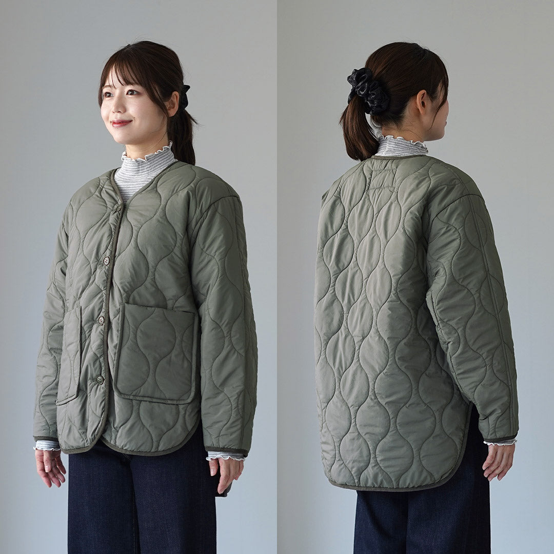 MIDIUMI（ミディウミ） キルティング コクーンスリーブ ジャケット