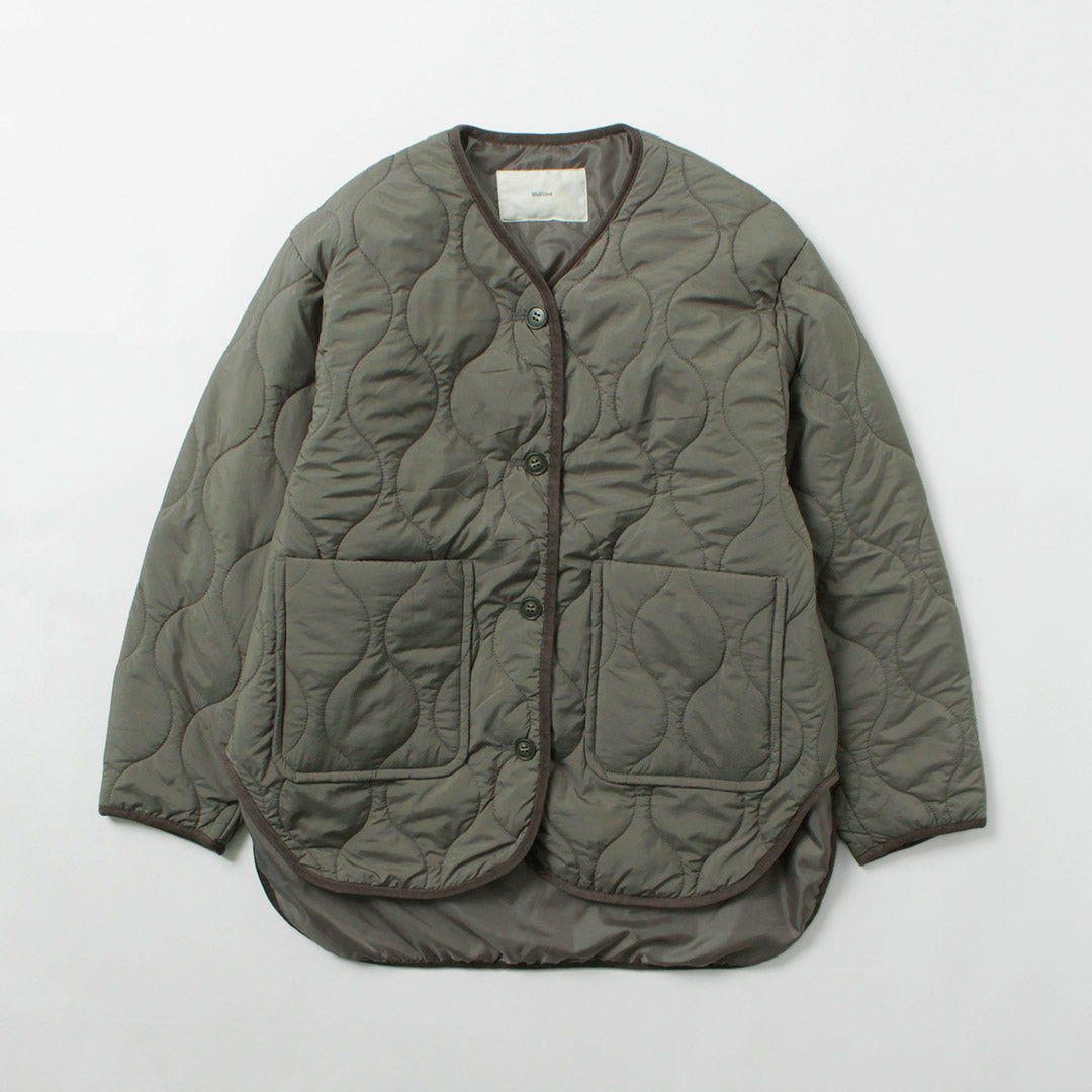 MIDIUMI（ミディウミ） キルティング コクーンスリーブ ジャケット