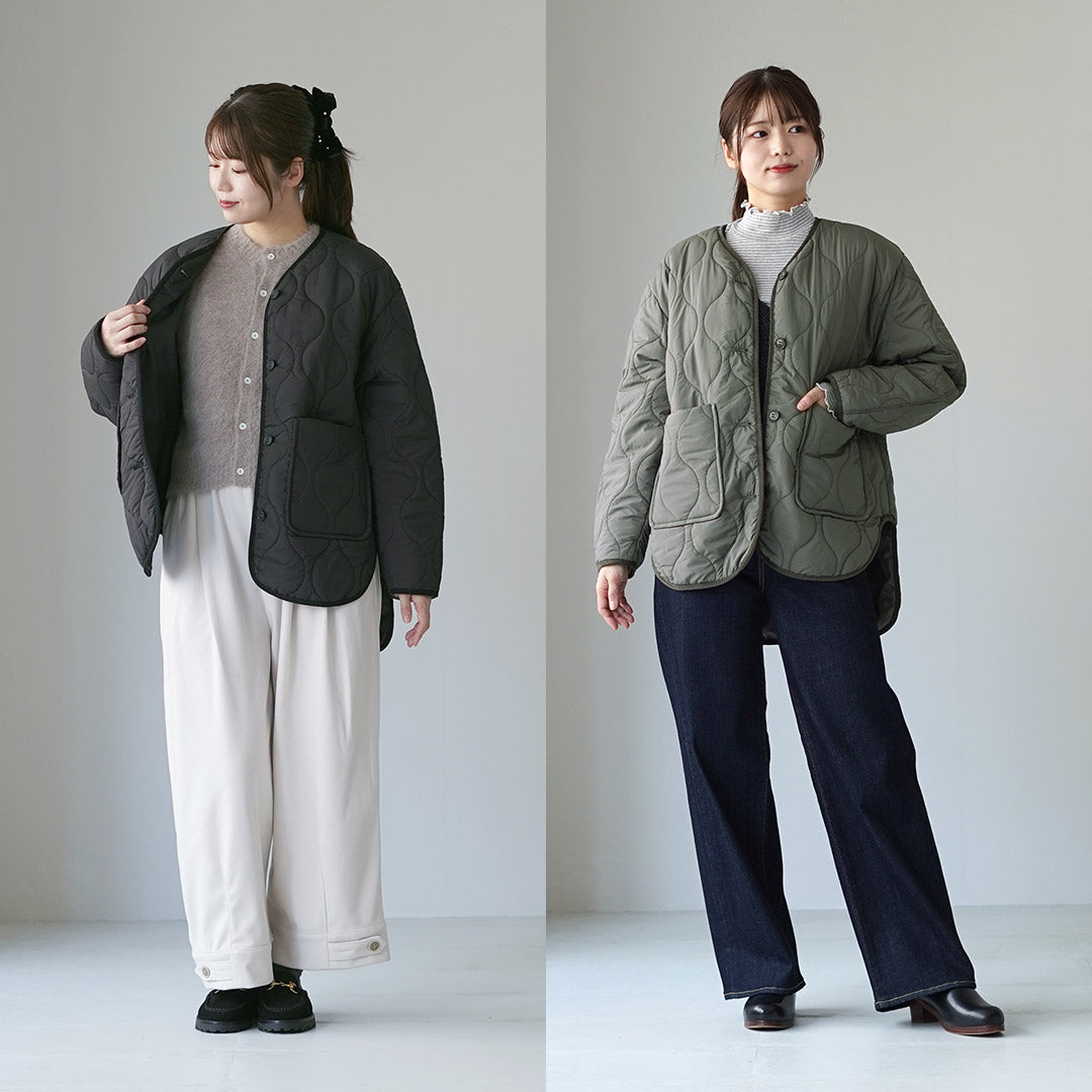 MIDIUMI（ミディウミ） キルティング コクーンスリーブ ジャケット
