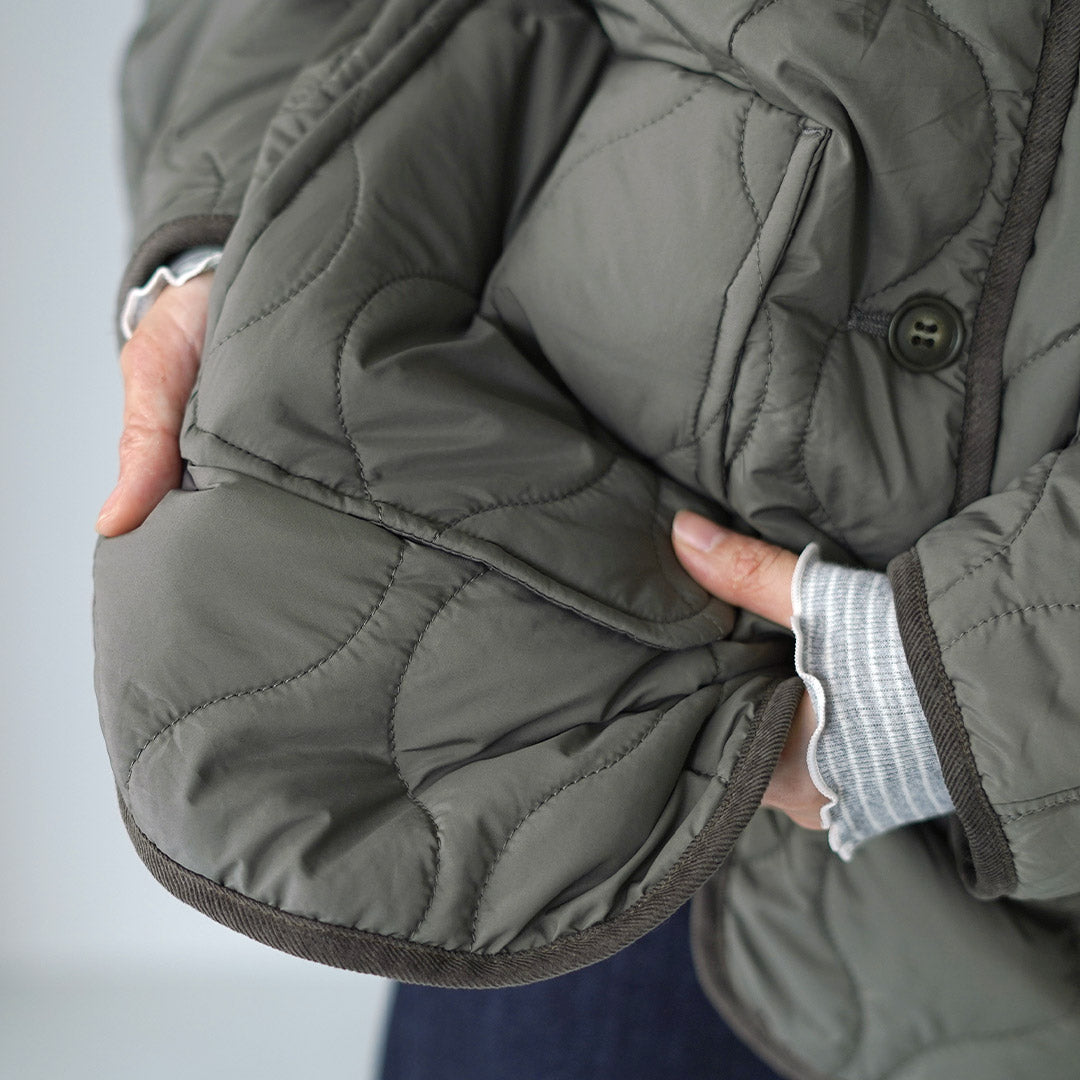 MIDIUMI（ミディウミ） キルティング コクーンスリーブ ジャケット