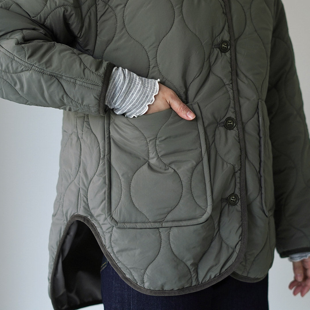 MIDIUMI（ミディウミ） キルティング コクーンスリーブ ジャケット