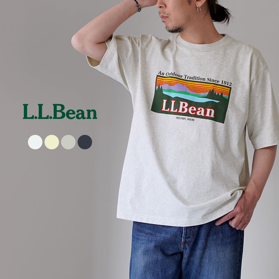 L.L.BEAN（エルエルビーン） モリル ショートスリーブ カタディンロゴ Tシャツ