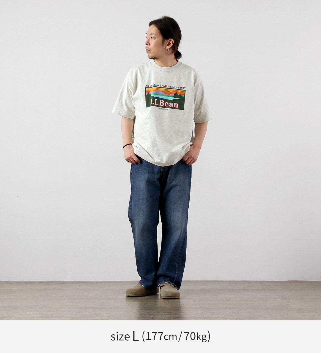 L.L.BEAN（エルエルビーン） モリル ショートスリーブ カタディンロゴ Tシャツ