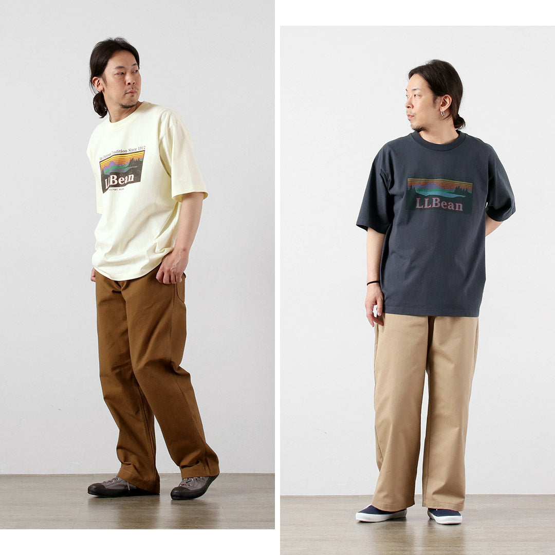 L.L.BEAN（エルエルビーン） モリル ショートスリーブ カタディンロゴ Tシャツ