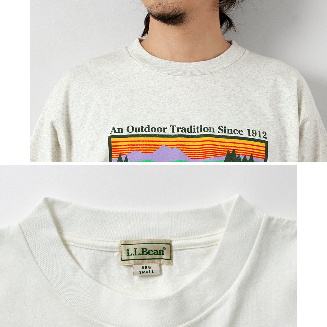 L.L.BEAN（エルエルビーン） モリル ショートスリーブ カタディンロゴ Tシャツ