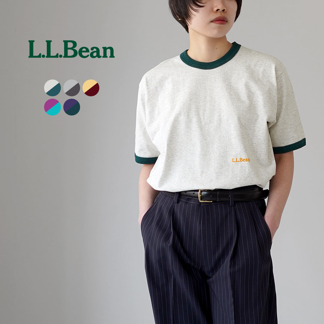 L.L.BEAN（エルエルビーン） モリル ショートスリーブ リンガー TEE レディース