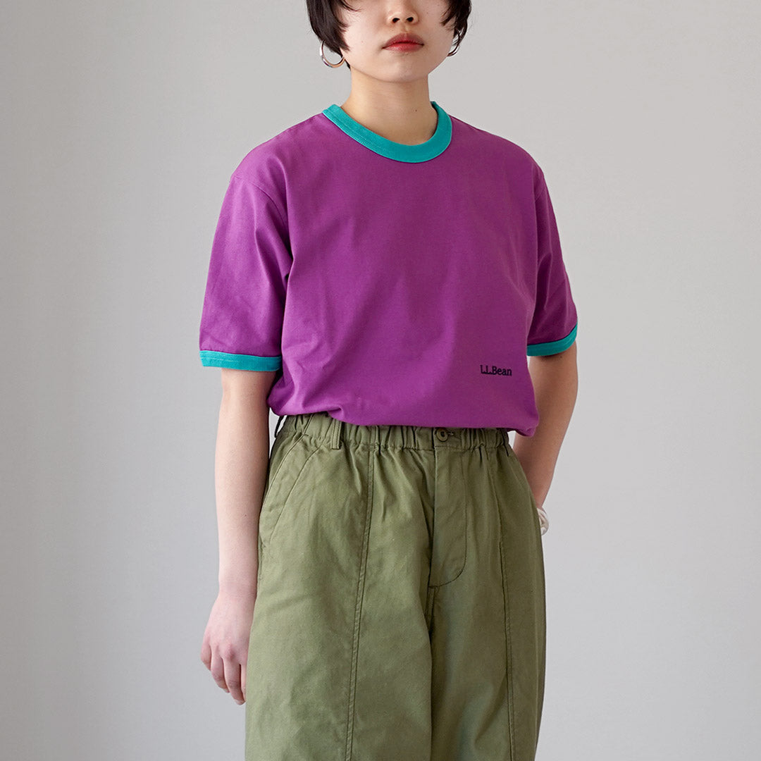 L.L.BEAN（エルエルビーン） モリル ショートスリーブ リンガー TEE レディース