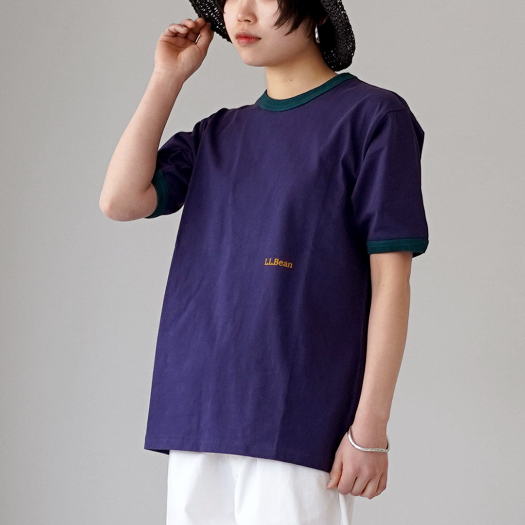 L.L.BEAN（エルエルビーン） モリル ショートスリーブ リンガー TEE レディース