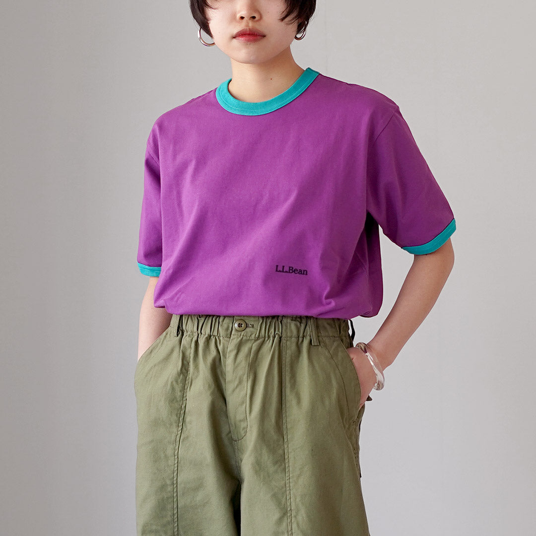 L.L.BEAN（エルエルビーン） モリル ショートスリーブ リンガー TEE レディース