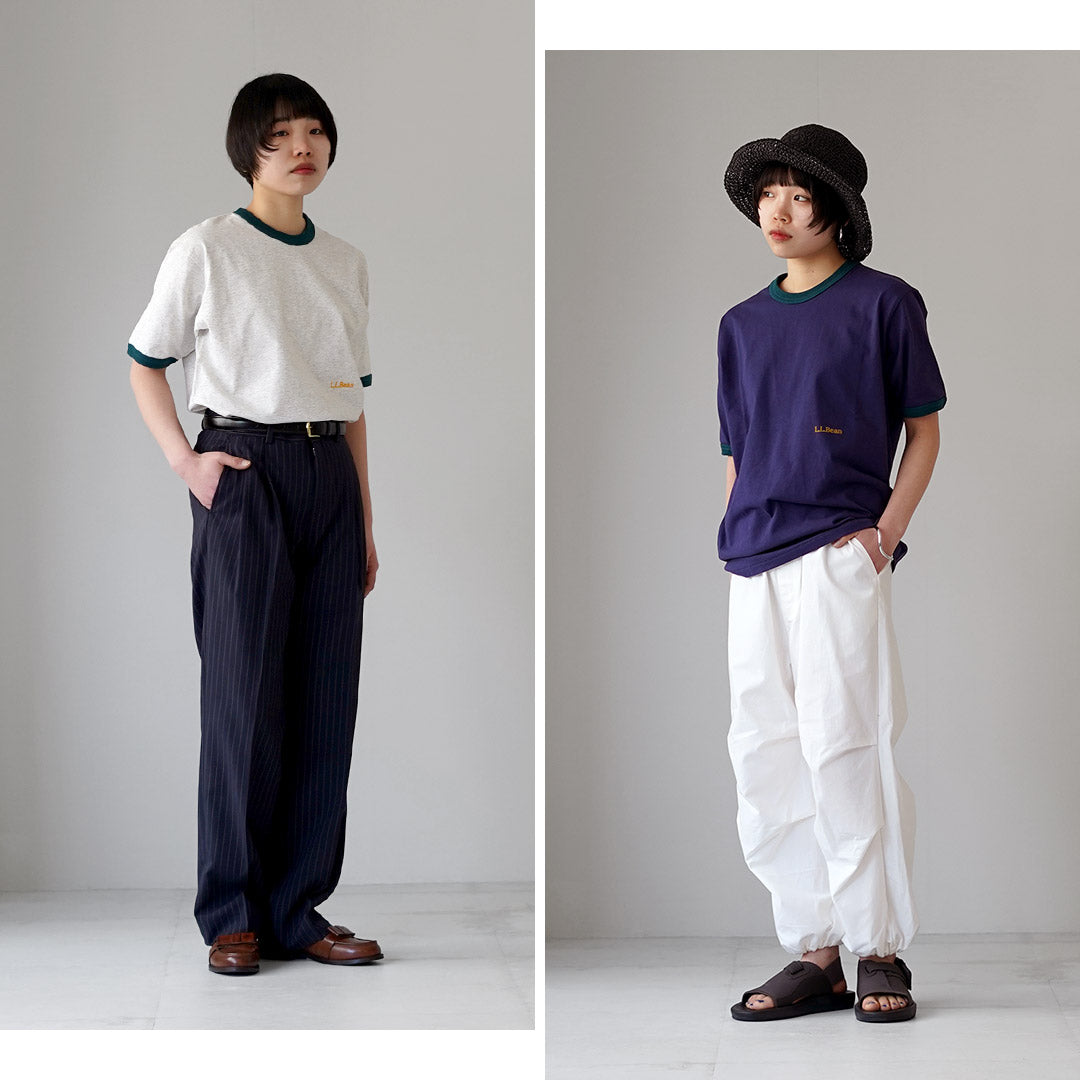 L.L.BEAN（エルエルビーン） モリル ショートスリーブ リンガー TEE レディース