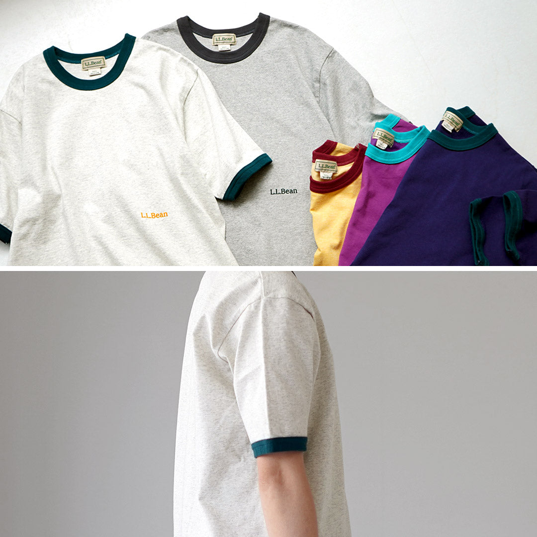 L.L.BEAN（エルエルビーン） モリル ショートスリーブ リンガー TEE レディース
