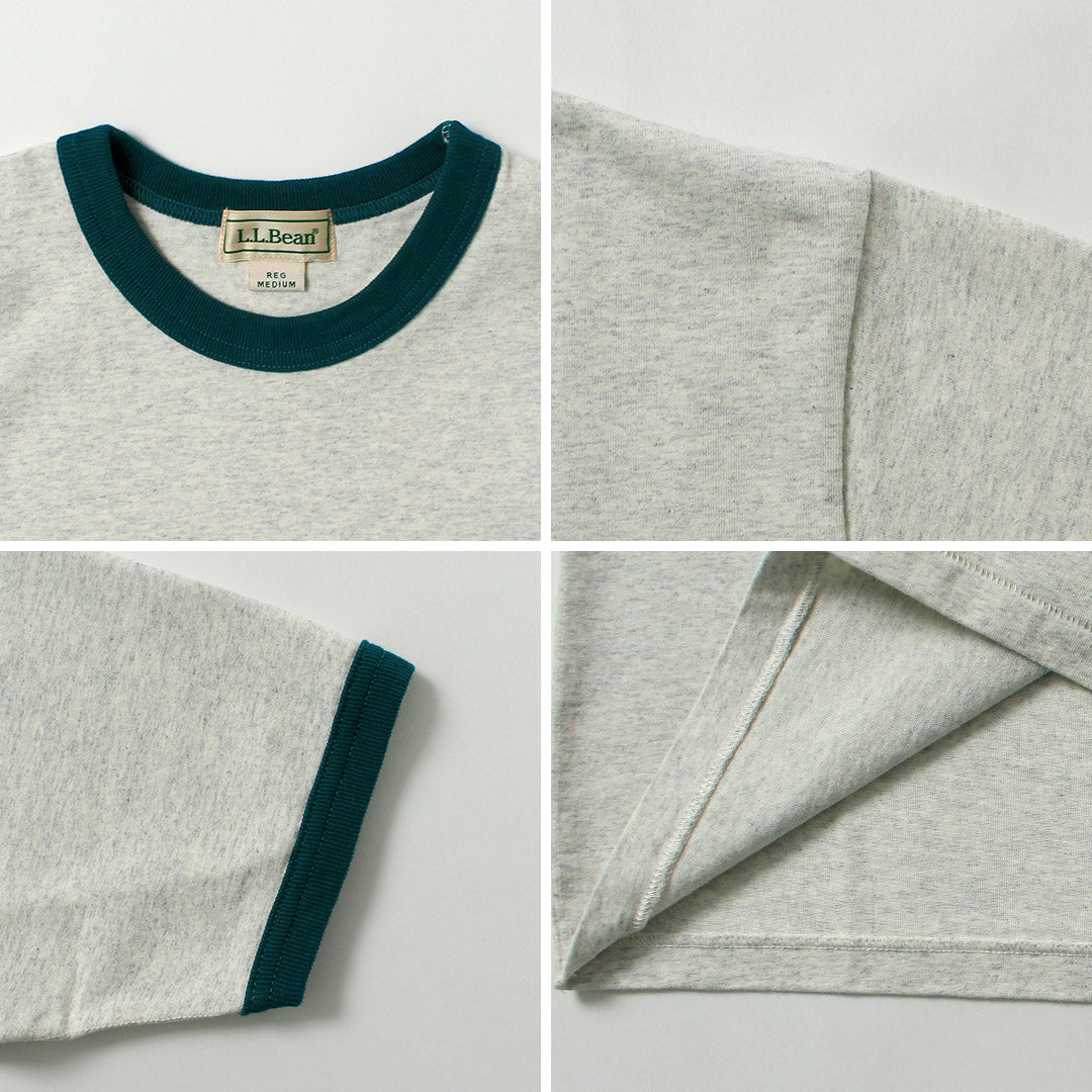 L.L.BEAN（エルエルビーン） モリル ショートスリーブ リンガー TEE レディース
