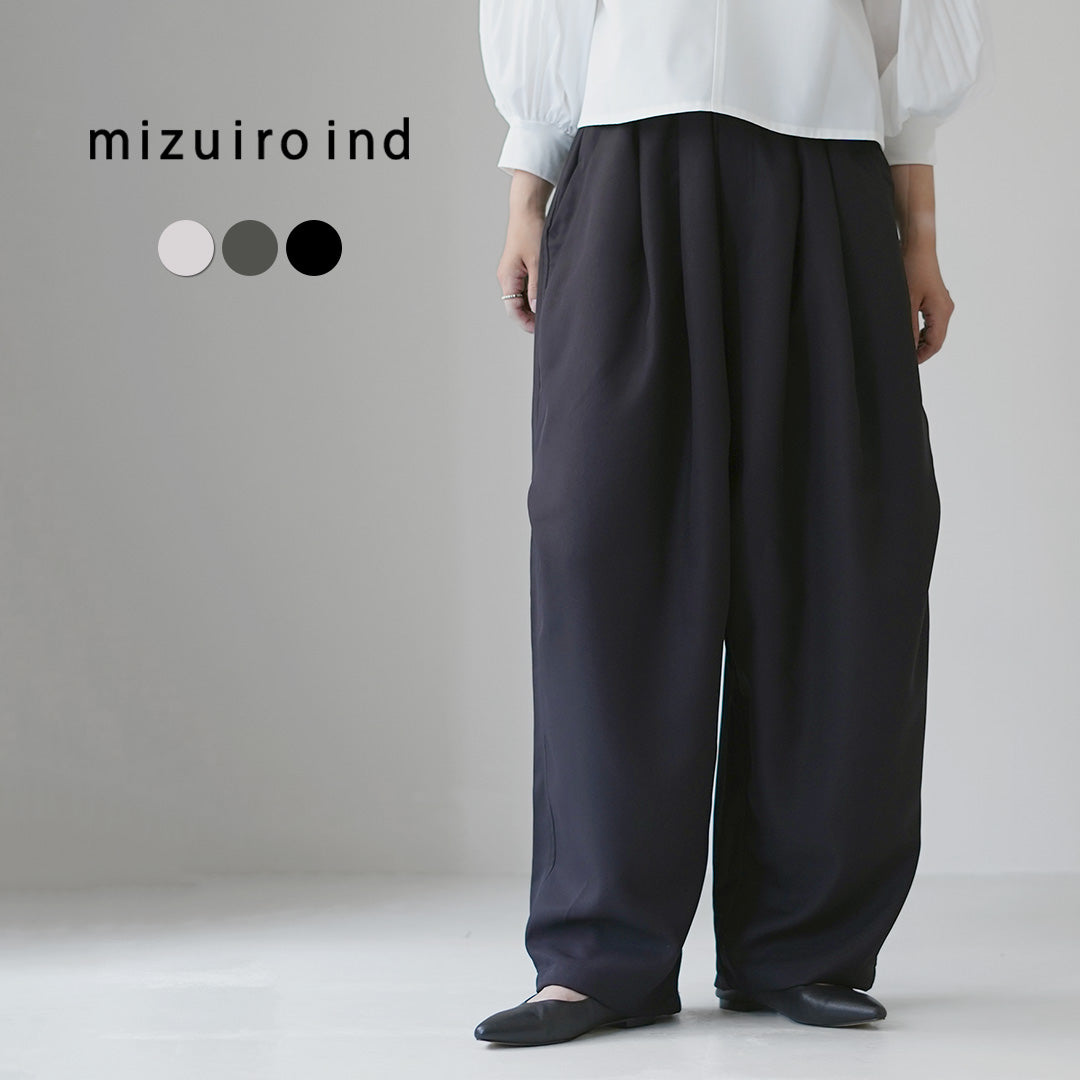 mizuiro ind（ミズイロインド） ワイド カーゴ パンツ