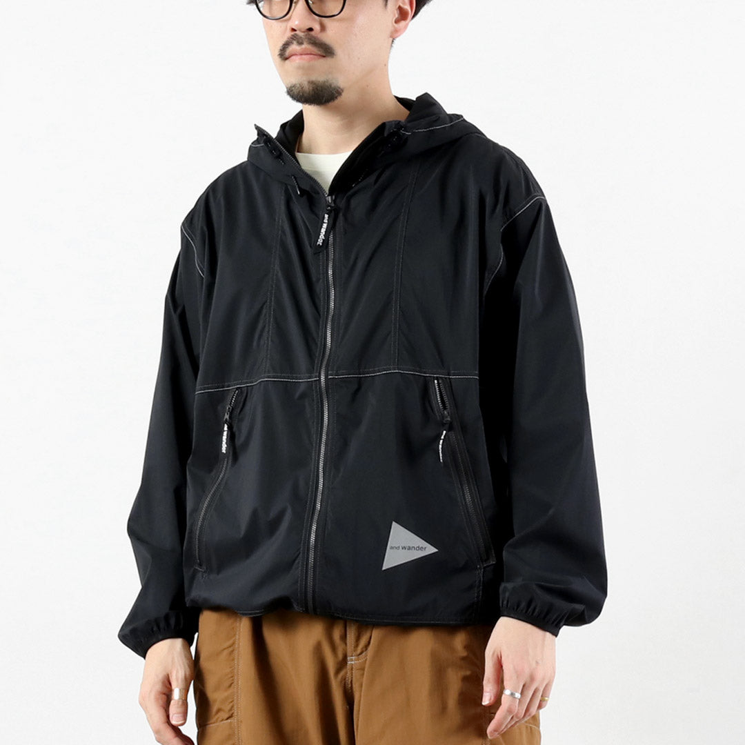 AND WANDER（アンドワンダー）パーテックス ウインドジャケット M
