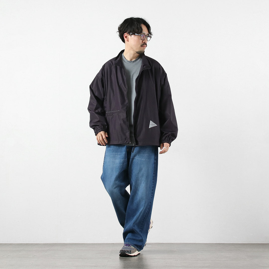AND WANDER（アンドワンダー） オーバーサイズ リップ ジャケット M