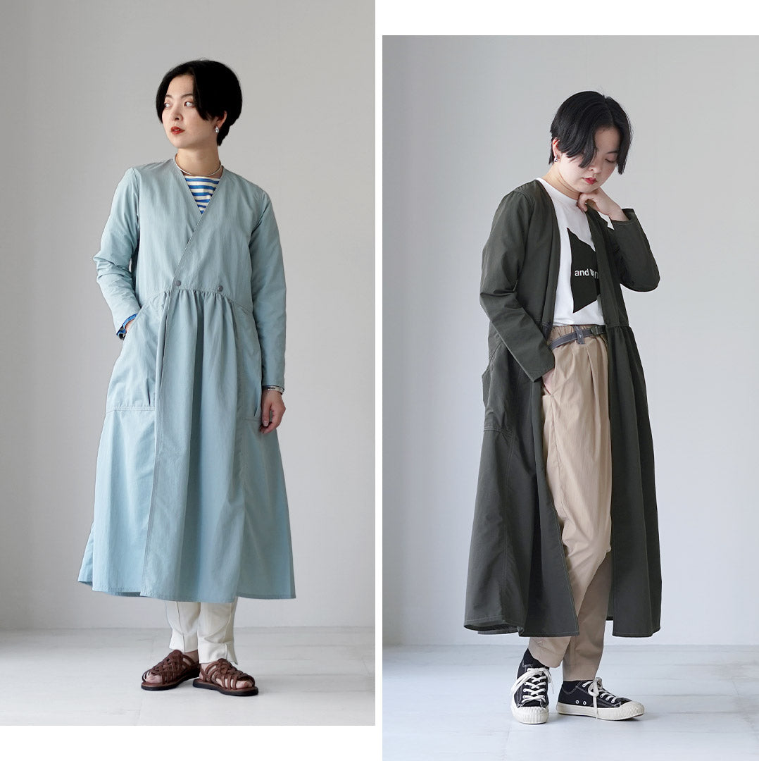 AND WANDER（アンドワンダー） クリンクル ナイロン カシュクール