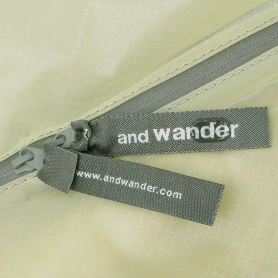 AND WANDER（アンドワンダー） シル ミニトートバッグ