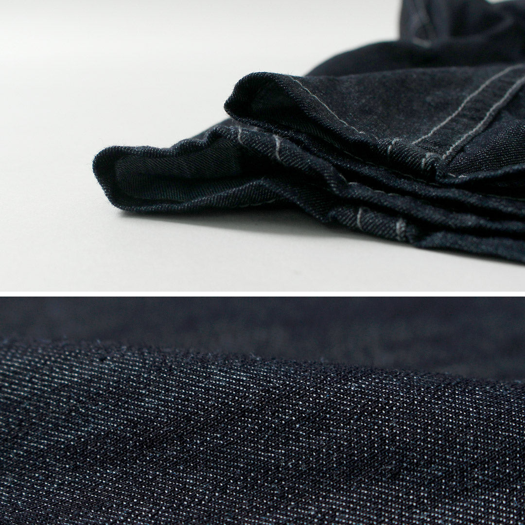 AND WANDER（アンドワンダー） ドライ イージー デニムワイドパンツ