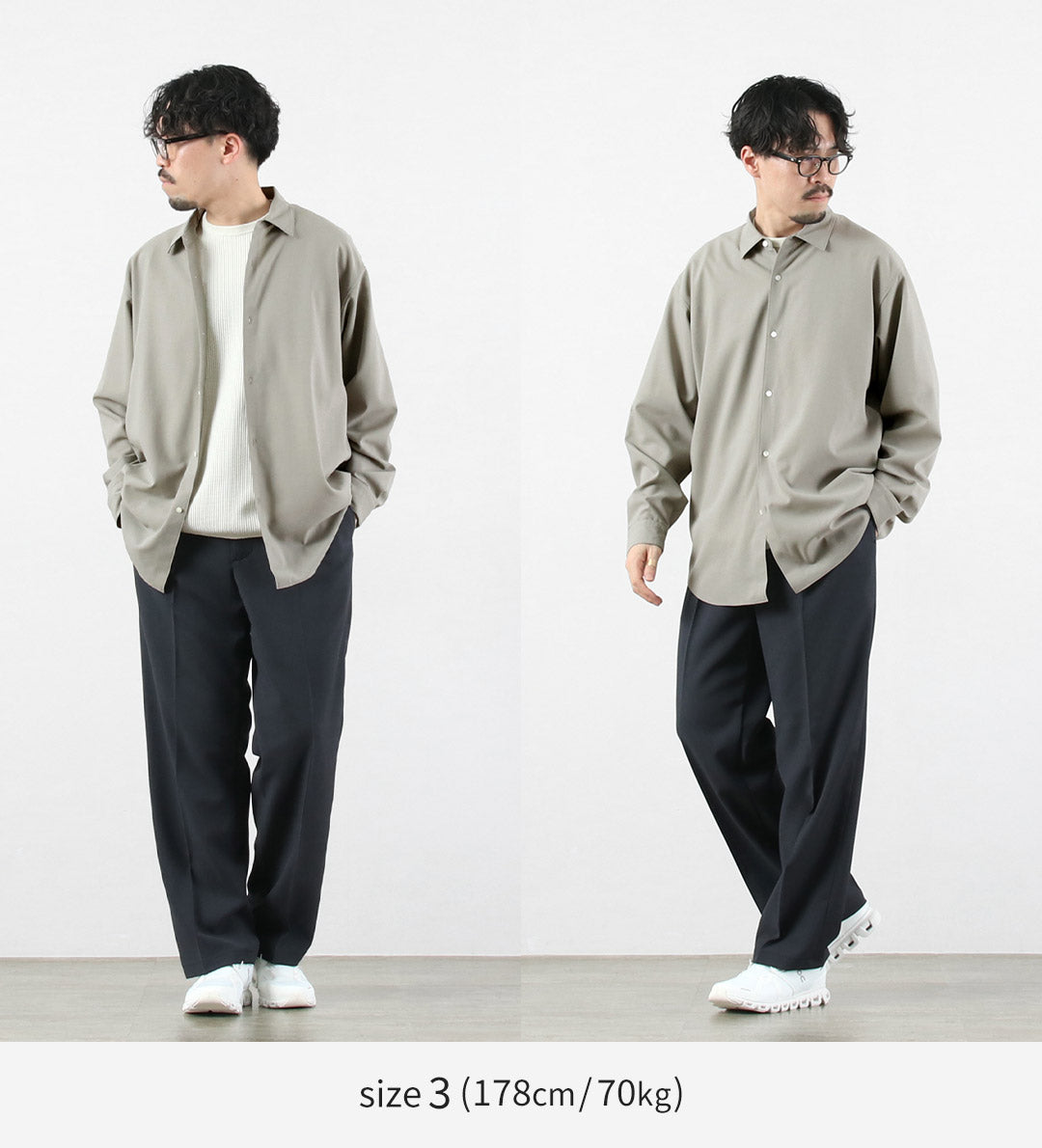 GOLDWIN（ゴールドウィン） ハイツイストウール リラックスシャツ 尾州