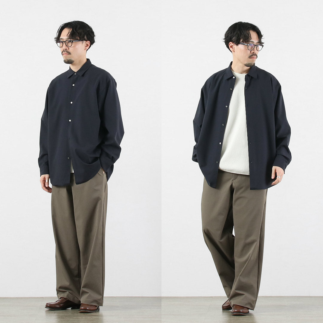 GOLDWIN(ゴールドウィン) ハイツイストウール リラックスシャツ 尾州 GOLDWIN(ゴールドウィン) ハイツイストウール リラックスシャツ 尾州