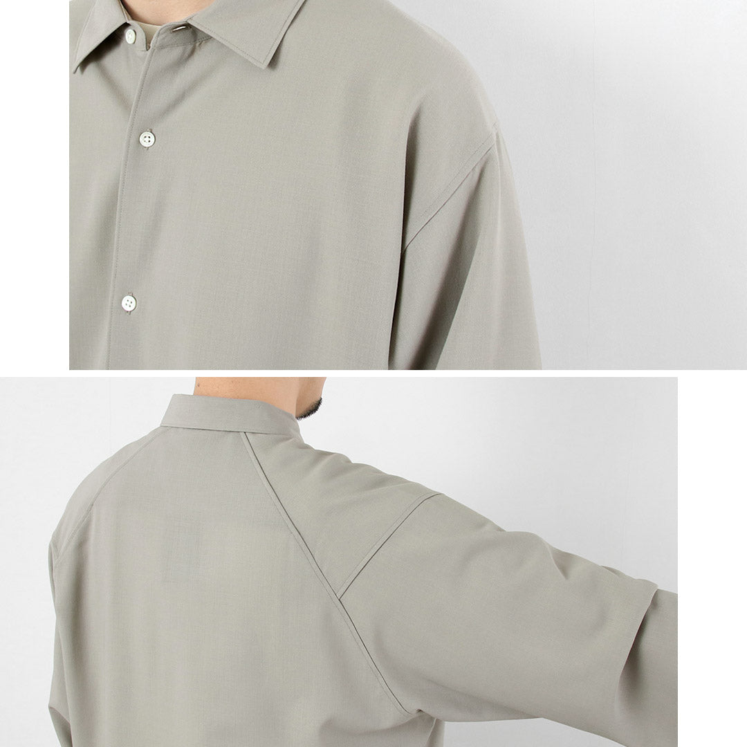 GOLDWIN（ゴールドウィン） ハイツイストウール リラックスシャツ 尾州