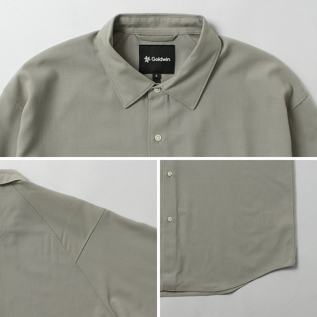 GOLDWIN（ゴールドウィン） ハイツイストウール リラックスシャツ 尾州