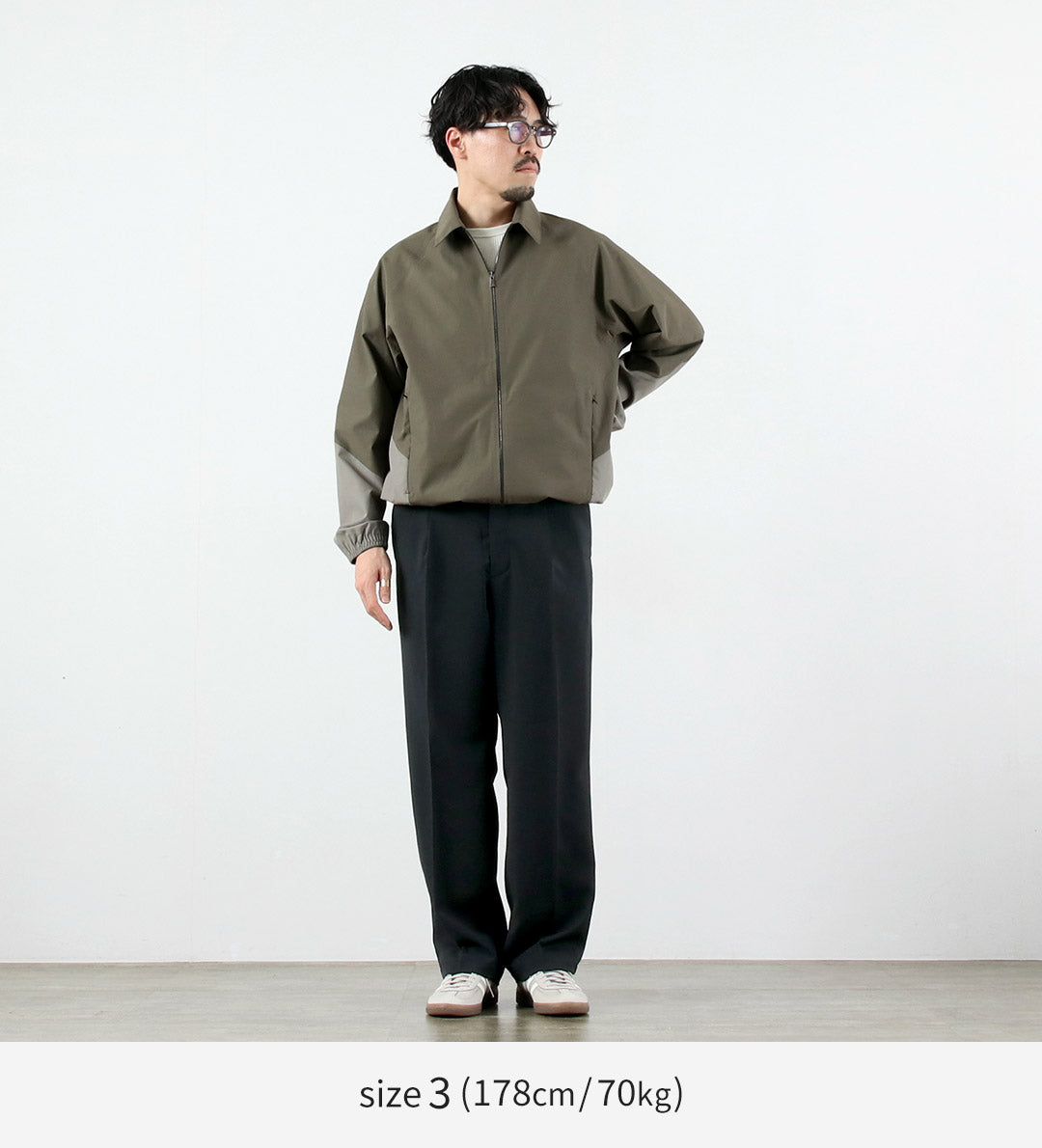 GOLDWIN（ゴールドウィン） ワンタック ストレートパンツ リサイクル