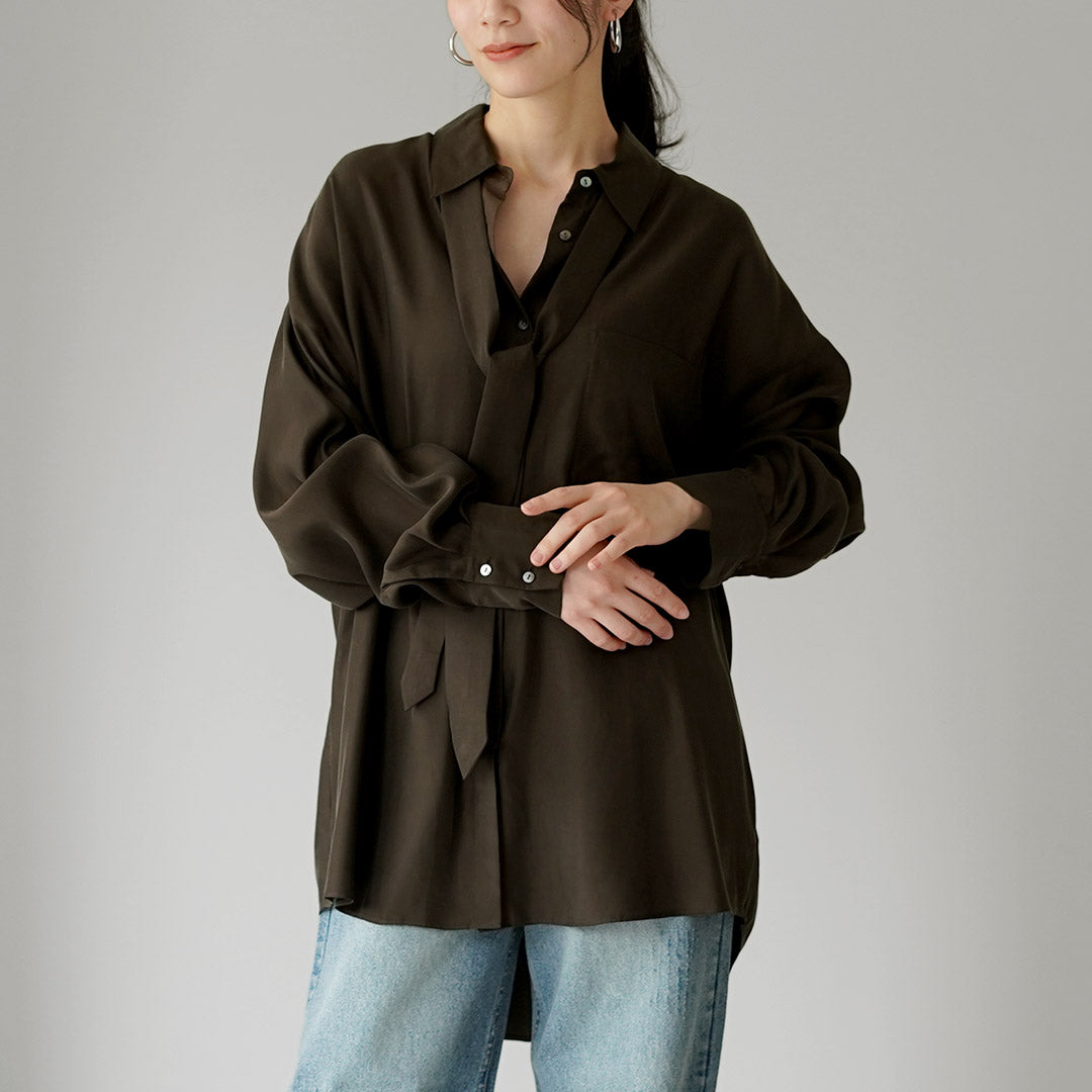 ETRE TOKYO（エトレトウキョウ） キュプラネクタイオーバーサイズ