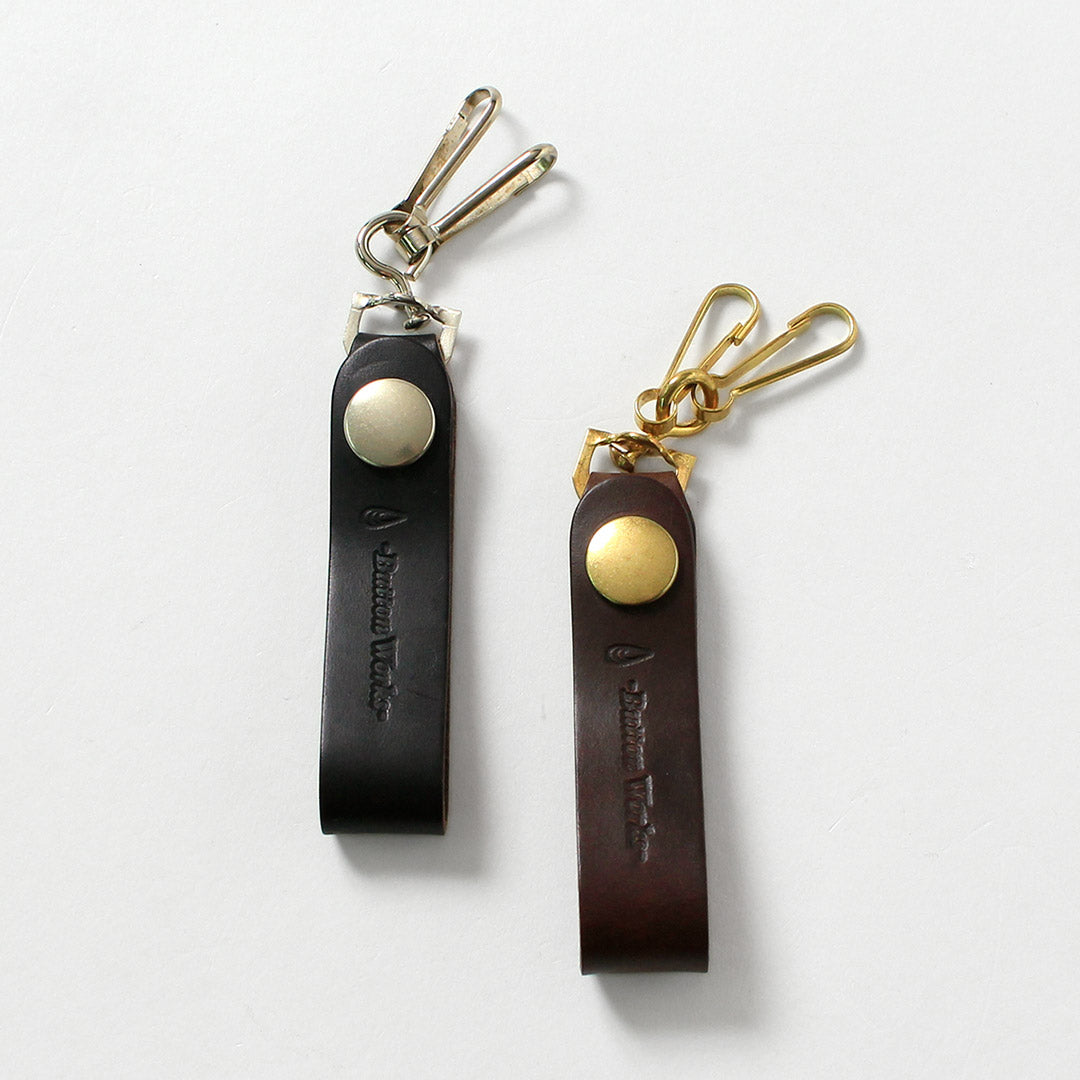 BUTTON WORKS（ボタンワークス） クロムエクセル レザーキーホルダー
