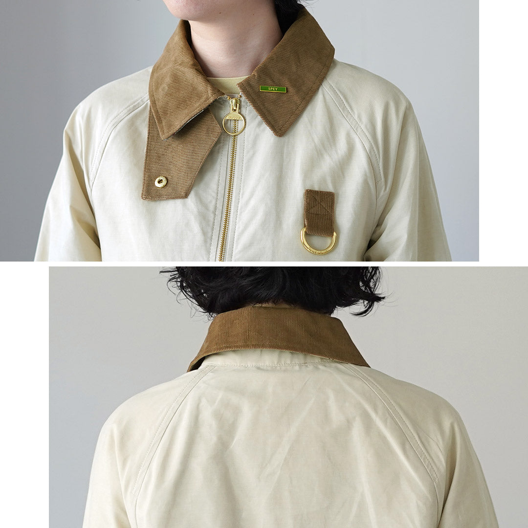 4月26日限定値下げ★Barbour バブアー　ベージュ　ジャケット　36 Barbour（バブアー） コート アウター 別注 中綿入り SPEY スペイ