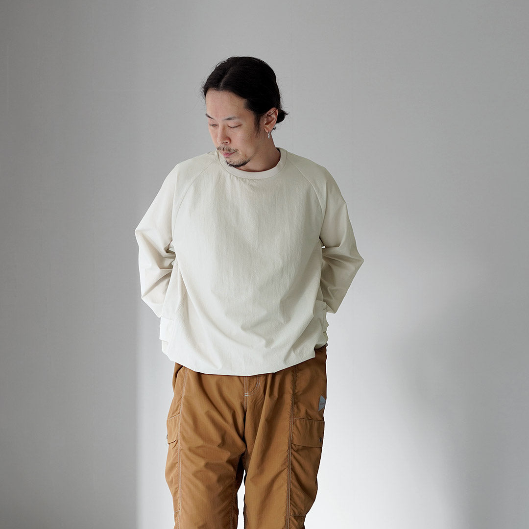NANGA（ナンガ） ドットエアー コンフィー ロングスリーブTシャツ / メンズ 長袖 ロンT アウトドア 吸水速乾 ストレッチ