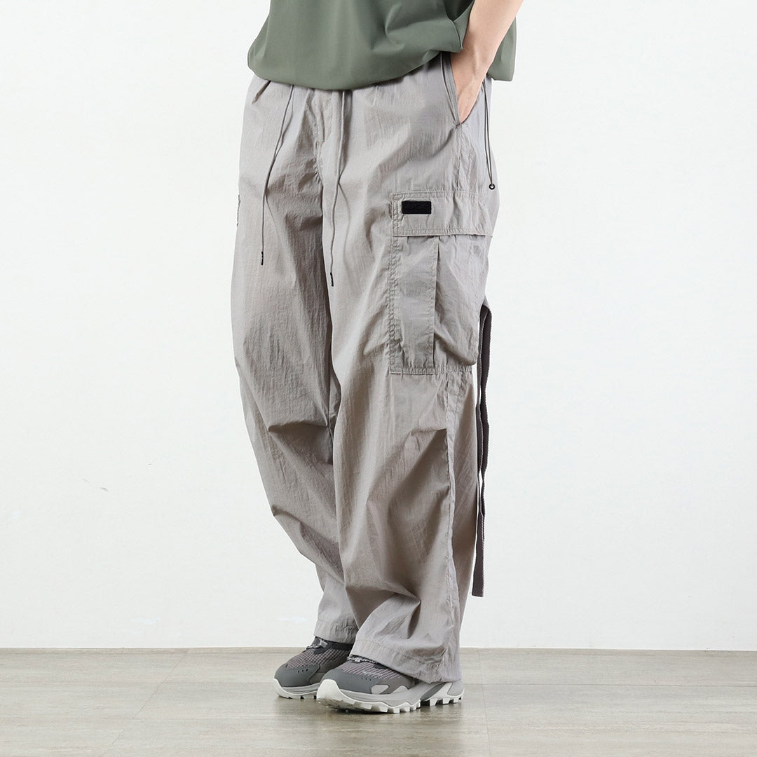 WILDTHINGS（ワイルドシングス） ダブルダイ ナイロン カーゴパンツ