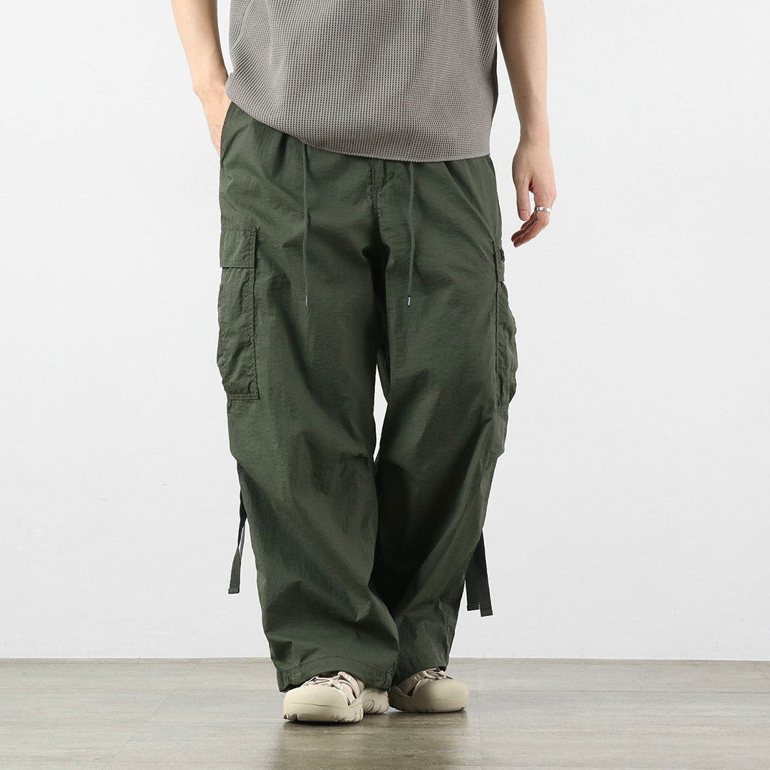 WILDTHINGS（ワイルドシングス） ダブルダイ ナイロン カーゴパンツ