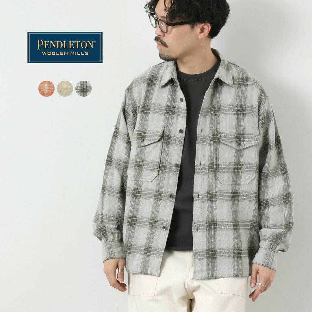ペンドルトン CPOジャケット Pendleton チェック柄ネルシャツ PENDLETON（ペンドルトン） CPOシャツ ビエラ / メンズ ネルシャツ