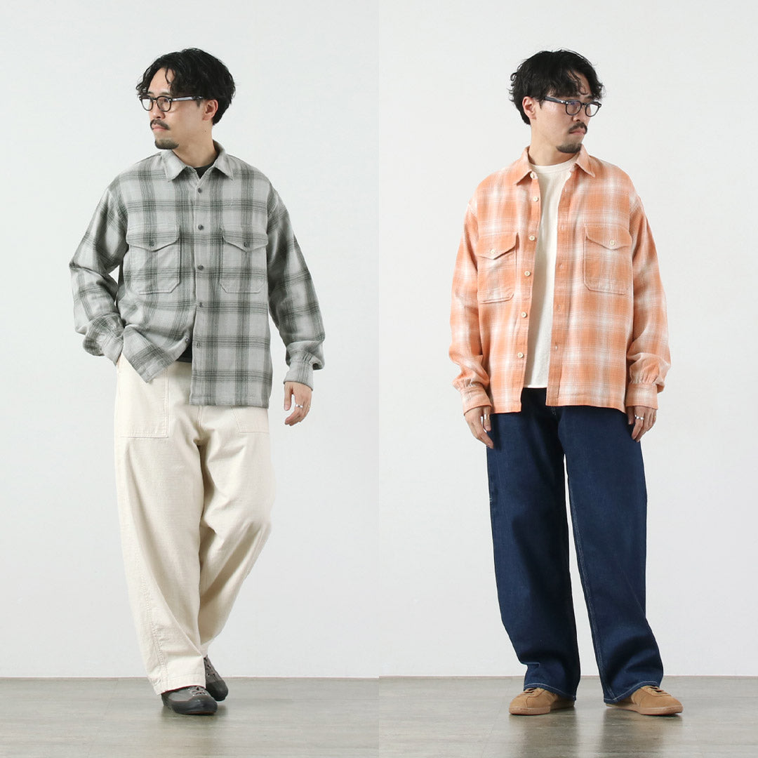 ペンドルトンPendleton ネルシャツ S　裏ボア　美品　男女兼用CPO PENDLETON（ペンドルトン） CPOシャツ ビエラ / メンズ ネルシャツ