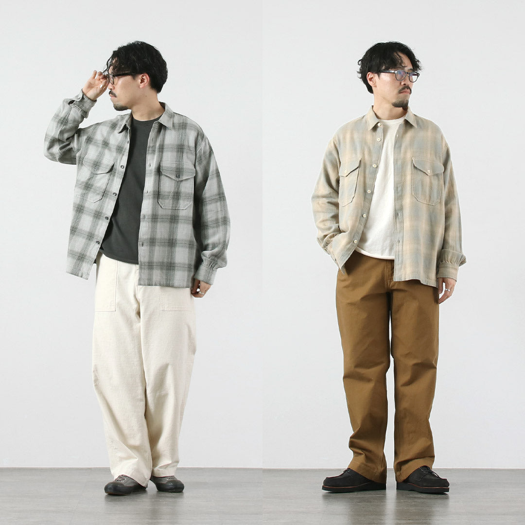 ペンドルトンPendleton ネルシャツ S　裏ボア　美品　男女兼用CPO PENDLETON（ペンドルトン） CPOシャツ ビエラ / メンズ ネルシャツ
