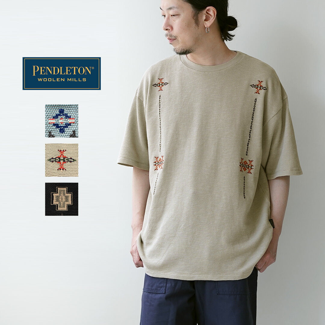 PENDLETON（ペンドルトン） 鬼カノコ 刺繍Tシャツ / メンズ 半袖