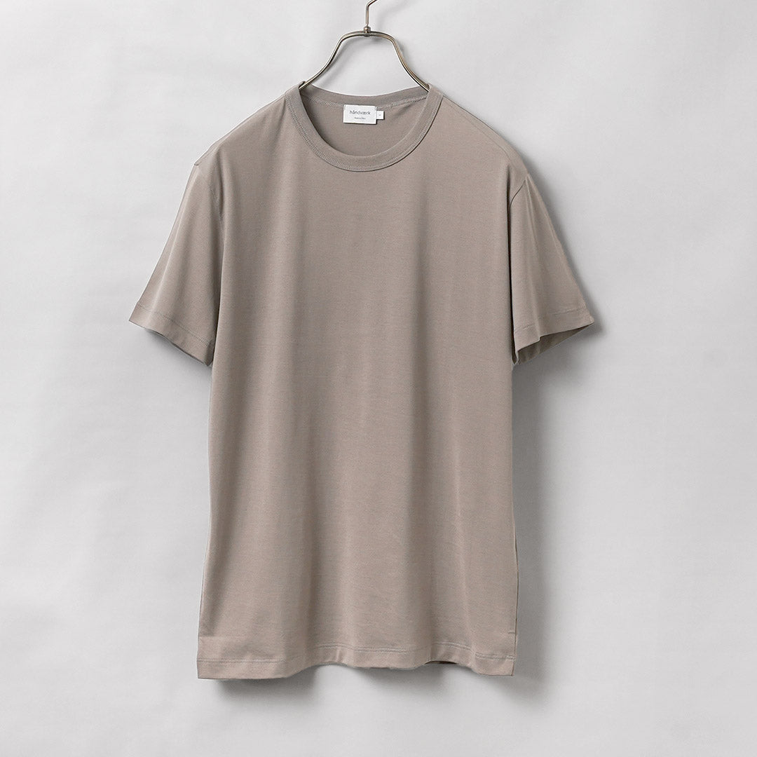 HANDVAERK（ハンドバーク） ニュー クルーネック ショートスリーブTシャツ