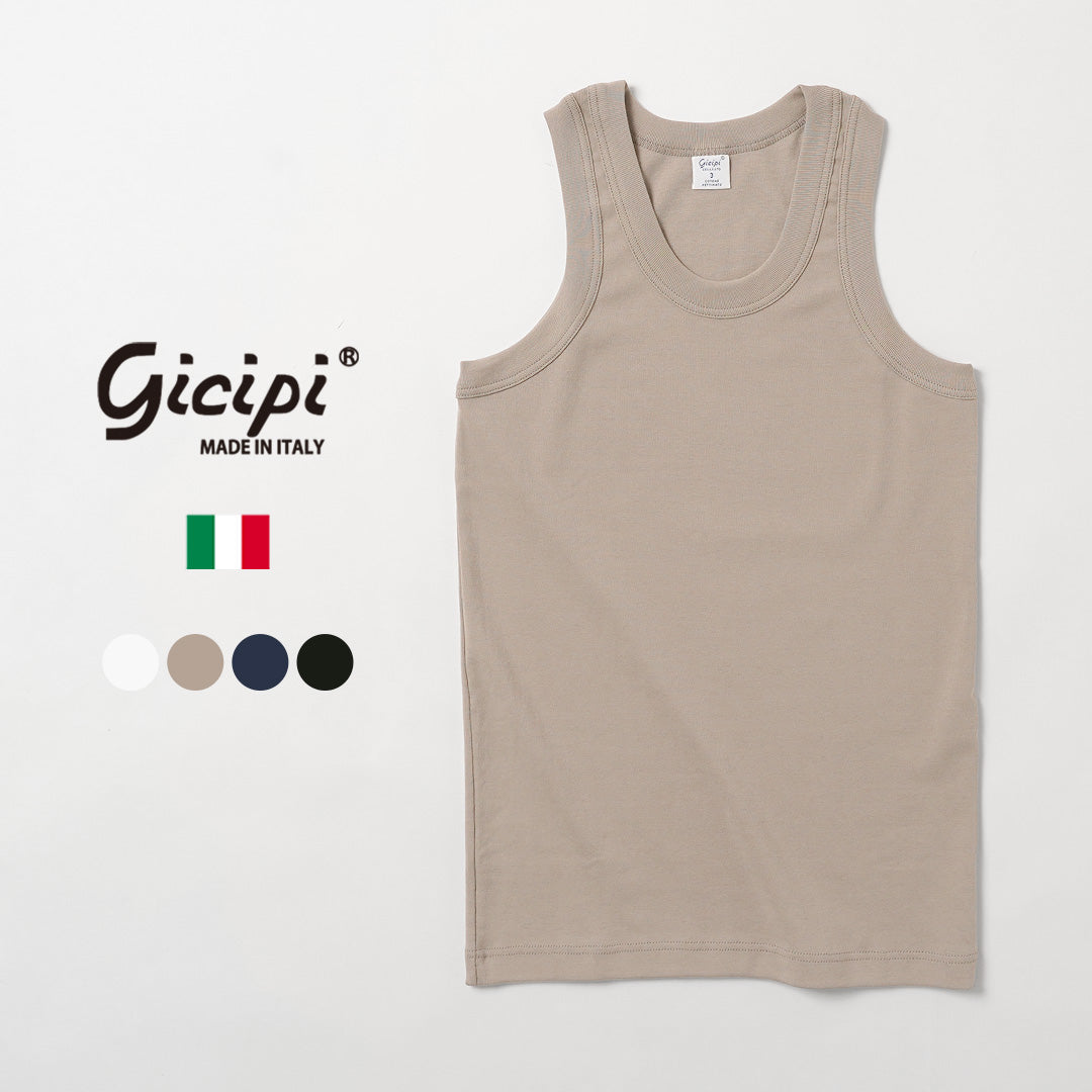 GICIPI（ジチピ） トロータ ベーシックフィット タンクトップ イタリア製