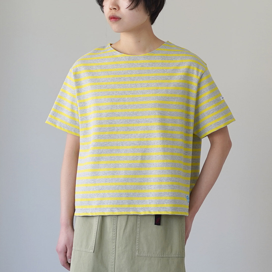 ORCIVAL（オーシバル） クルーネック ショートスリーブ プルオーバー フランス製