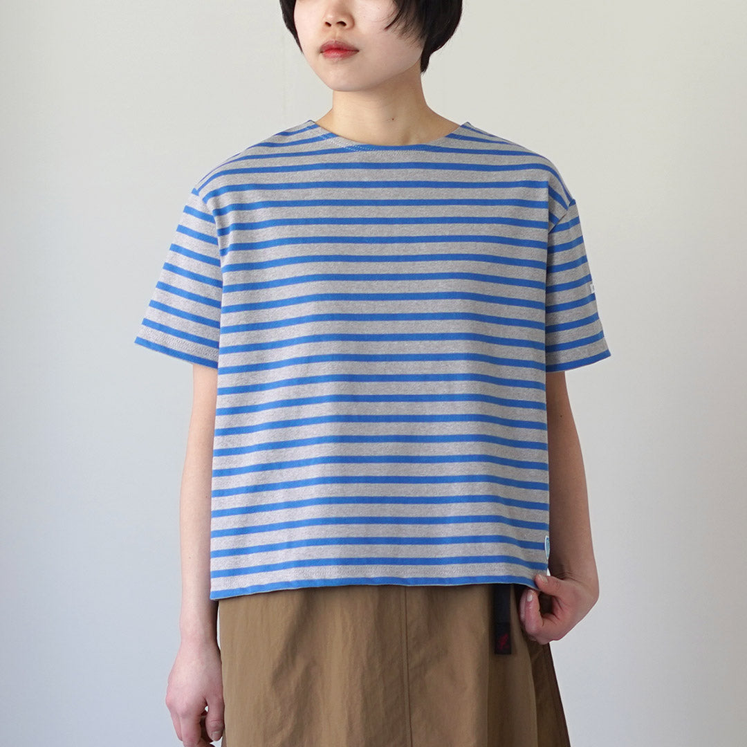 ORCIVAL（オーシバル） クルーネック ショートスリーブ プルオーバー フランス製