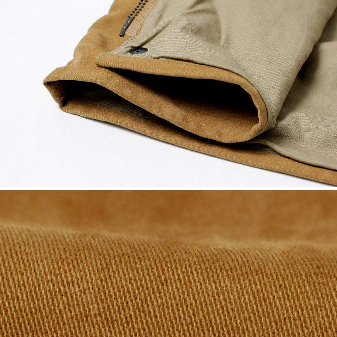 【予約販売：12月中旬発送予定】FOB FACTORY（FOBファクトリー） FRC008 別注 モールスキン ショート ライディングジャケット