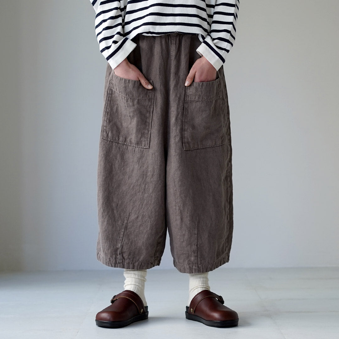 TUMUGU（ツムグ） ソリトリネン(2)　8分丈パンツ