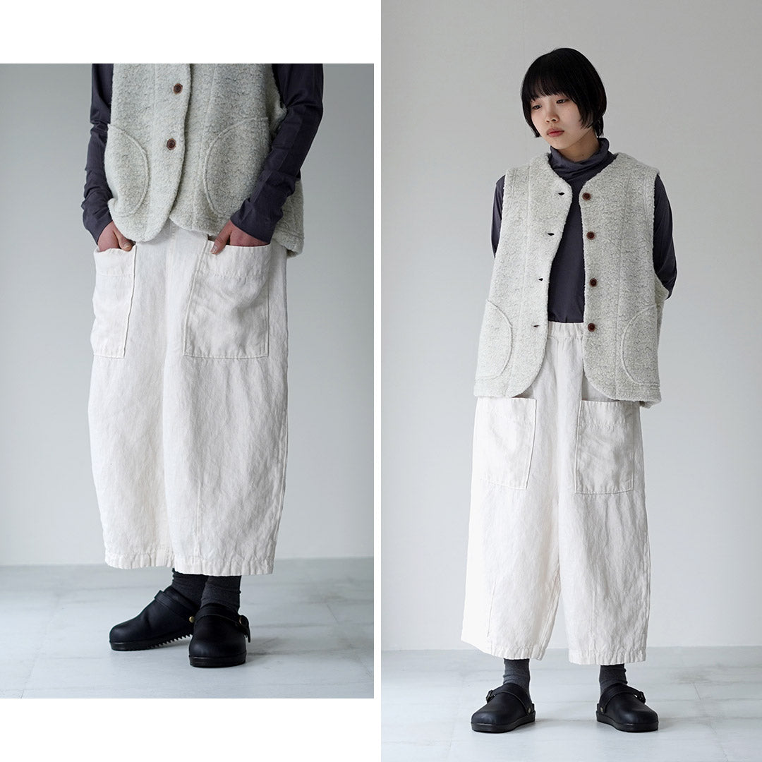 TUMUGU（ツムグ） ソリトリネン(2) 8分丈パンツ / レディース ボトムス